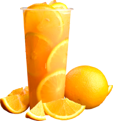 鲜榨橙汁饮品手机海报