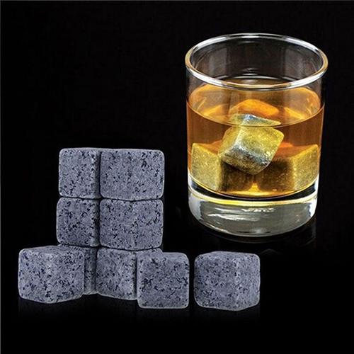 销售颜色葡萄酒配件可重用威士忌冷却器集冰岩石天然大理石冰块冷却